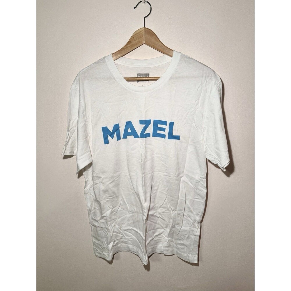 Bravo Shirt Women's Large White Mazel Andy Cohen Graphic T-shirt Real Housewives